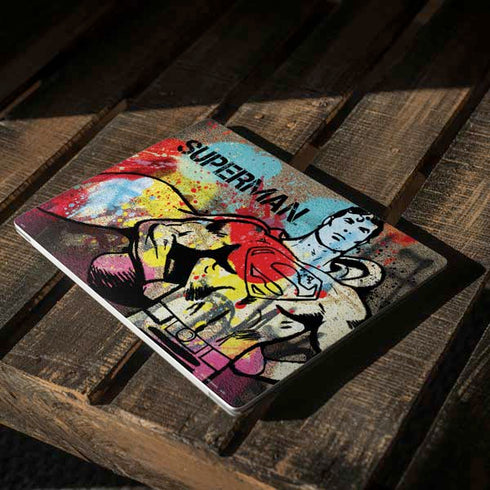 DC Comics Superman Color Splatter Surface Laptop 3 13.5in Skin