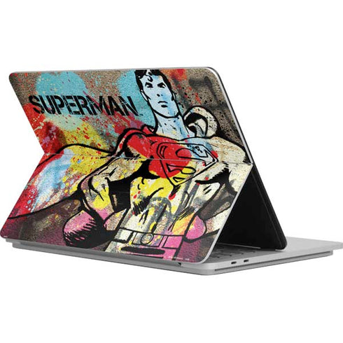 DC Comics Superman Color Splatter Surface Laptop Studio Skin