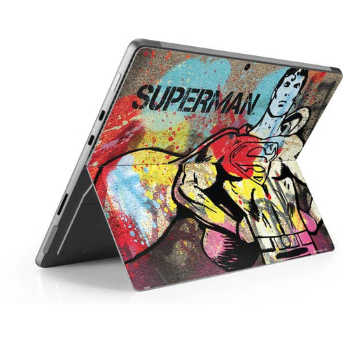 DC Comics Superman Color Splatter Surface Pro 9 Skin