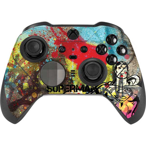 DC Comics Superman Color Splatter Xbox Elite Wireless Controller Series 2 Skin