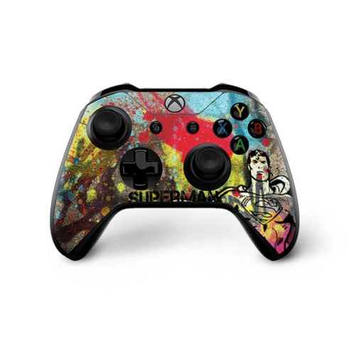 DC Comics Superman Color Splatter Xbox One X Bundle Skin
