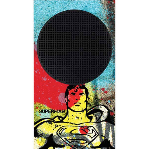 DC Comics Superman Color Splatter Xbox Series S Skins