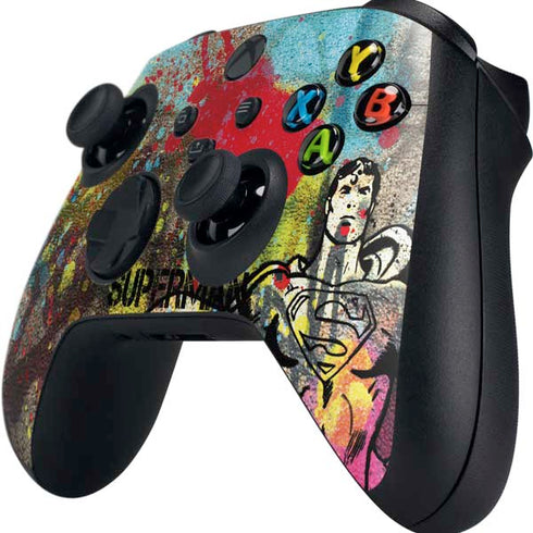 DC Comics Superman Color Splatter Xbox Series X Controller Skin