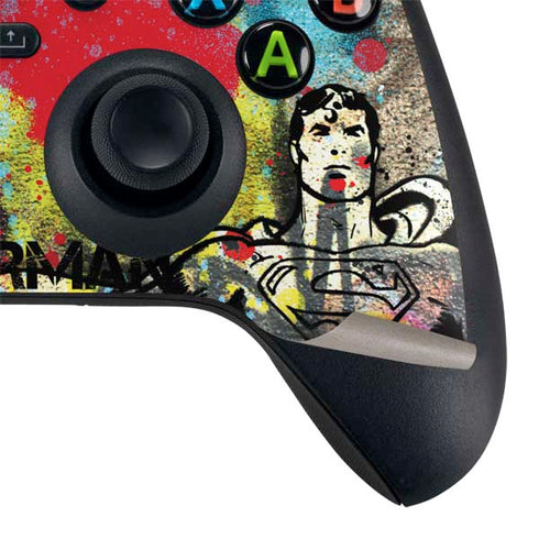 DC Comics Superman Color Splatter Xbox Series X Controller Skin