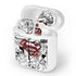 DC Comics Superman Comic Pattern Logo in Red Apple AirPods Skin