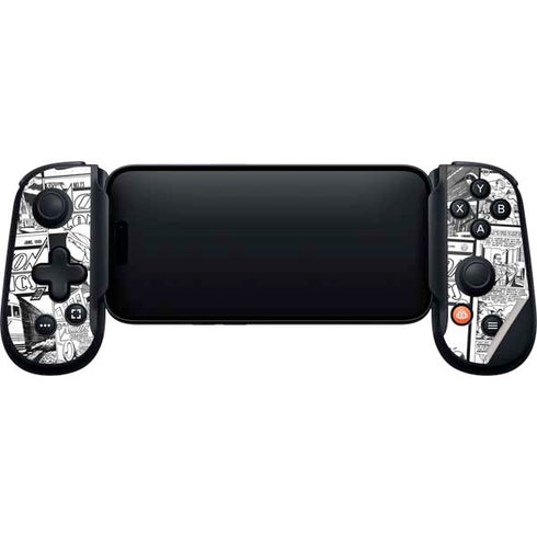 DC Comics Superman Comic Pattern Logo in Red Backbone One for iPhone Game Controller Skin