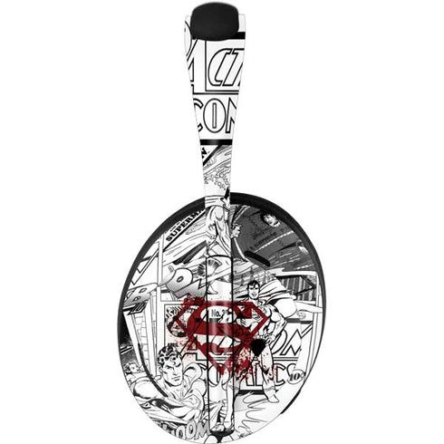 DC Comics Superman Comic Pattern Logo in Red Bose Noise Cancelling Headphones 700 Skin