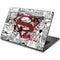 DC Comics Superman Comic Pattern Logo in Red Dell Chromebook Skin