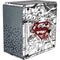 DC Comics Superman Comic Pattern Logo in Red Cooler Master MasterBox Q300L Mini Tower Skin