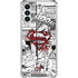 DC Comics Superman Comic Pattern Logo in Red Galaxy A13 5G Clear Case
