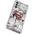 DC Comics Superman Comic Pattern Logo in Red Galaxy A13 5G Clear Case