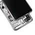 DC Comics Superman Comic Pattern Logo in Red Galaxy A21 Clear Case