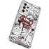DC Comics Superman Comic Pattern Logo in Red Galaxy A53 5G Clear Case
