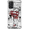 DC Comics Superman Comic Pattern Logo in Red Galaxy A72 5G Clear Case