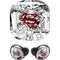 DC Comics Superman Comic Pattern Logo in Red Galaxy Buds Pro Skin