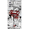 DC Comics Superman Comic Pattern Logo in Red Galaxy Note 10 Skin