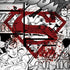 DC Comics Superman Comic Pattern Logo in Red Galaxy Note 8 Skin