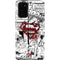 DC Comics Superman Comic Pattern Logo in Red Galaxy Note20 5G Pro Case