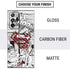 DC Comics Superman Comic Pattern Logo in Red Galaxy Note20 Ultra 5G Skin
