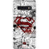 DC Comics Superman Comic Pattern Logo in Red Galaxy S10 Skin