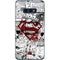 DC Comics Superman Comic Pattern Logo in Red Galaxy S10e Skin