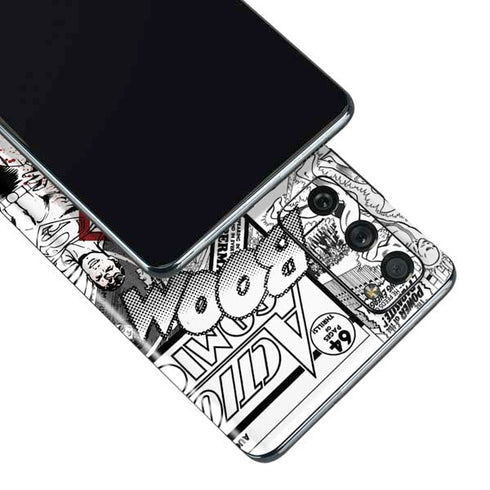 DC Comics Superman Comic Pattern Logo in Red Galaxy S20 Fan Edition Skin