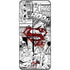 DC Comics Superman Comic Pattern Logo in Red Galaxy S20 Skin