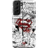 DC Comics Superman Comic Pattern Logo in Red Galaxy S21 FE Pro Case