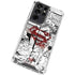 DC Comics Superman Comic Pattern Logo in Red Galaxy S21 Ultra 5G Clear Case