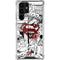 DC Comics Superman Comic Pattern Logo in Red Galaxy S22 Ultra Clear Case