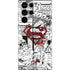 DC Comics Superman Comic Pattern Logo in Red Galaxy S22 Ultra Skin