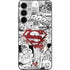 DC Comics Superman Comic Pattern Logo in Red Galaxy S23 FE Skin