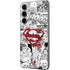 DC Comics Superman Comic Pattern Logo in Red Galaxy S23 FE Skin