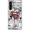 DC Comics Superman Comic Pattern Logo in Red Galaxy S23 Plus Clear Case