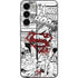 DC Comics Superman Comic Pattern Logo in Red Galaxy S23 Plus Skin