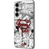 DC Comics Superman Comic Pattern Logo in Red Galaxy S23 Plus Skin