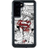 DC Comics Superman Comic Pattern Logo in Red Galaxy S23 Plus Waterproof Case