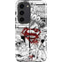 DC Comics Superman Comic Pattern Logo in Red Galaxy S23 Pro Case