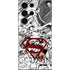 DC Comics Superman Comic Pattern Logo in Red Galaxy S23 Ultra Skin