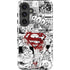 DC Comics Superman Comic Pattern Logo in Red Galaxy S24 Impact Case