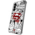 DC Comics Superman Comic Pattern Logo in Red Galaxy S24 Plus Clear Case