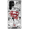 DC Comics Superman Comic Pattern Logo in Red Galaxy S24 Ultra Clear Case