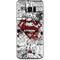 DC Comics Superman Comic Pattern Logo in Red Galaxy S8 Plus Skin
