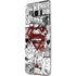 DC Comics Superman Comic Pattern Logo in Red Galaxy S8 Skin