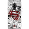 DC Comics Superman Comic Pattern Logo in Red Galaxy S9 Plus Skin