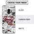 DC Comics Superman Comic Pattern Logo in Red Galaxy S9 Skin