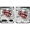 DC Comics Superman Comic Pattern Logo in Red Galaxy Z Flip Skin