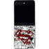 DC Comics Superman Comic Pattern Logo in Red Galaxy Z Flip5 5G Skin