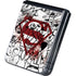 DC Comics Superman Comic Pattern Logo in Red Galaxy Z Flip5 5G Skin