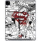 DC Comics Superman Comic Pattern Logo in Red iPad Pro 12.9in (2020) Clear Case